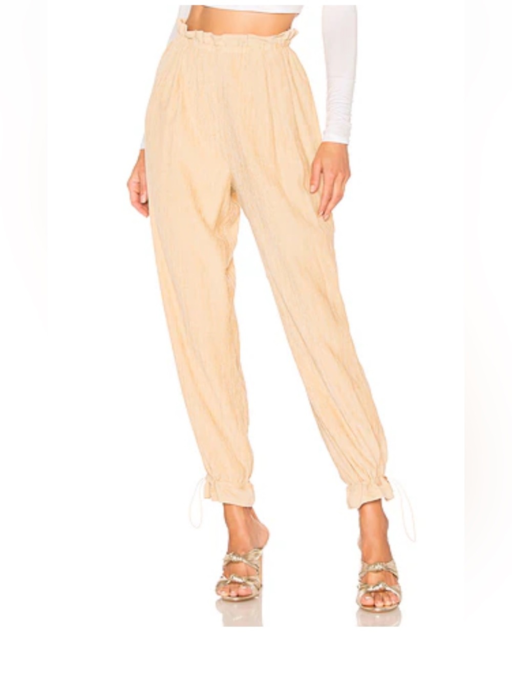 NWOT - House of Harlow 1960 x Revolve Tamar Pant in Almond.